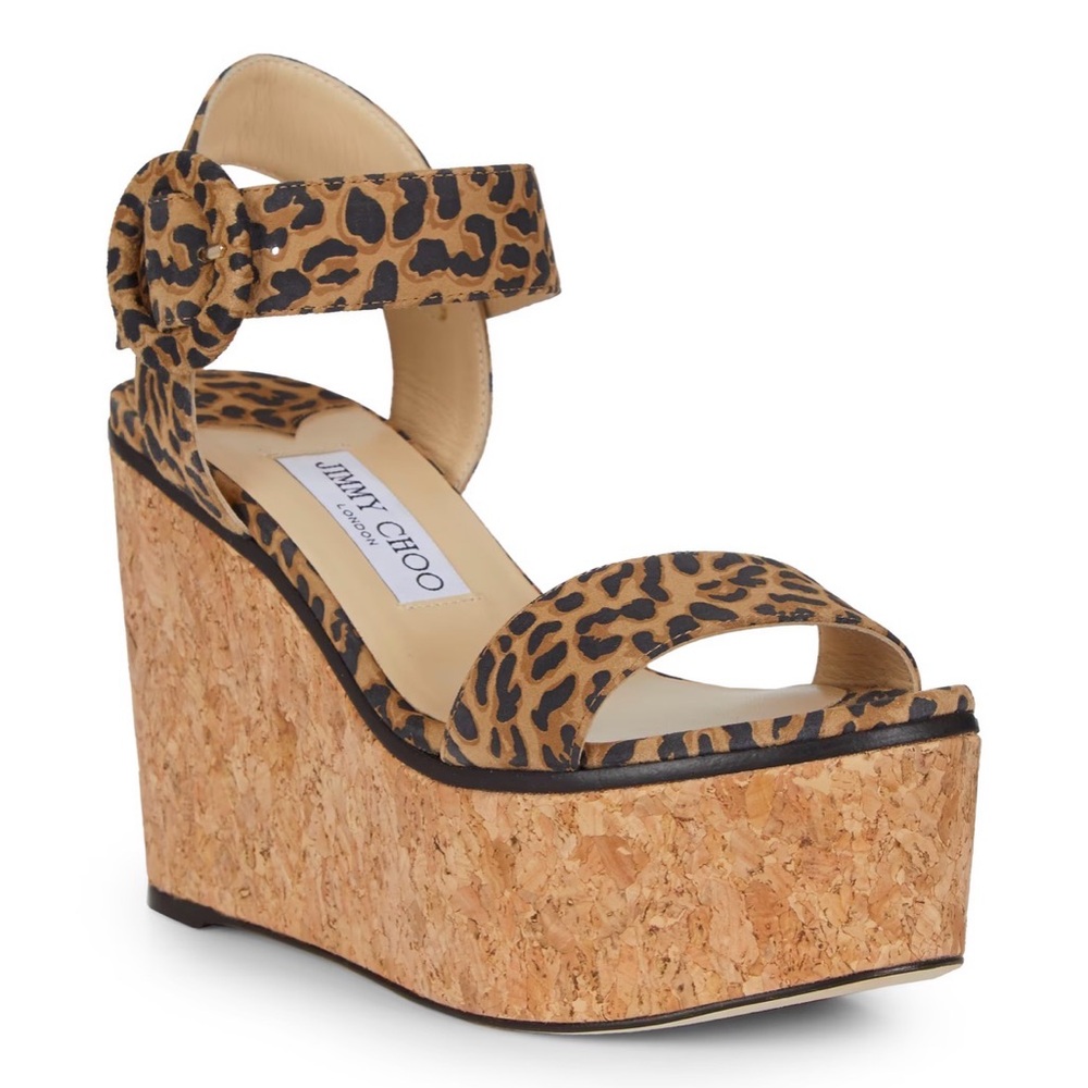 Jimmy Choo Wedge flatform Sandals size 37